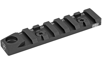 STRIKE LINK RAIL SECT 7 SLTS QD BLK, SKU SI-LINK-RS-7-QD-BK