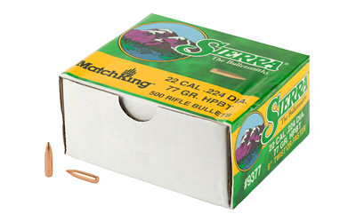 SIERRA MATCHKING .224 77GR 500CT, SKU SIER9377