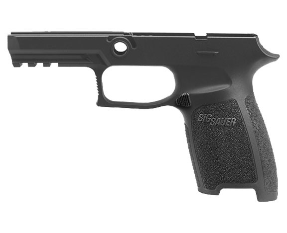 GRIP ASY 320 9/40/357 CARRY MD, GRIP-MOD-CA-943-M-BLK