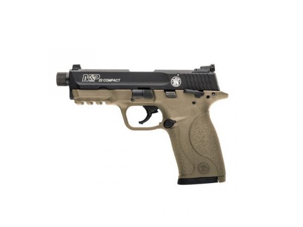 M&P22 COMPACT 22LR FDE THREAD, 10242