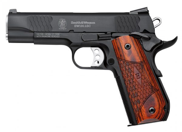 SW1911SC 45A 4.25" BL NS E-SER, 108483