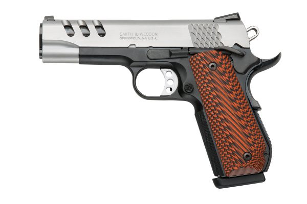 SW1911PCRB 45ACP 4.25" SS FS, 170344