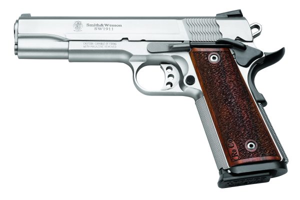 SW1911 9MM 10+1 5" SS/WD FS, 178017