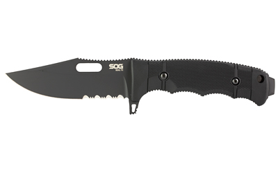 SOG SEAL FX PARTIALLY SRTED 4.3" BLK, SKU SOG17-21-01-57