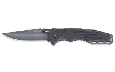 SOG SALUTE BLACK 3.625", SKU SOGFF11-CP