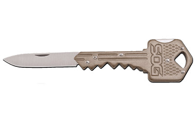 SOG KEY KNIFE BRASS 1.5", SKU SOGKEY102-CP