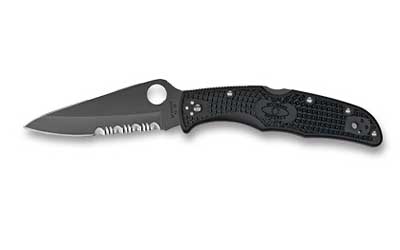 SPYDERCO ENDURA 4 NYLON CMBO/BLK BLD, SKU SPYC10PSBBK