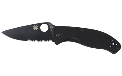 SPYDERCO TENACIOUS G-10 COMBO BLK, SKU SPYC122GBBKPS