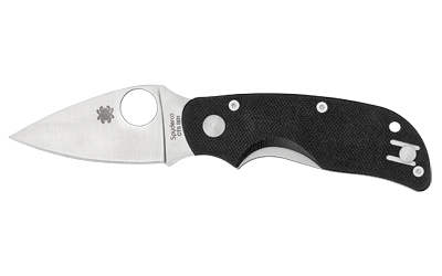 SPYDERCO CAT BLACK G-10 PLAINEDGE, SKU SPYC129GP