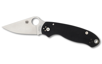 SPYDERCO PARA 3 G10 BLK PLAINEDGE, SKU SPYC223GP