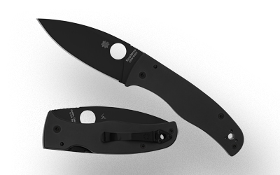 SPYDERCO BODACIOUS BLK/BLK S30V SRTD, SKU SPYC263GSBK