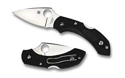 SPYDERCO DRAGONFLY2 BLACK FRN PLAIN, SKU SPYC28PBK2