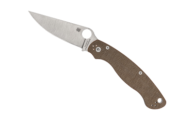 SPYDERCO MILITARY 2 CPM BRN CANVAS, SKU SPYC36MPCW2