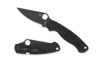 SPYDERCO PARA MILITARY 2 G10 BLK BLD, SKU SPYC81GPBK2