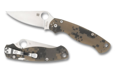 SPYDERCO PARA MILITARY 2 PLAIN, SKU SPYC81GPCMO2