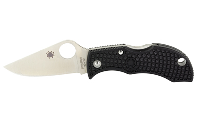 SPYDERCO MANBUG BLACK FRN PLAIN, SKU SPYMBKP