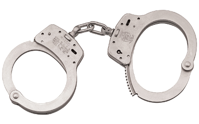 S&W 100 HANDCUFFS NICKEL, SKU SW350103