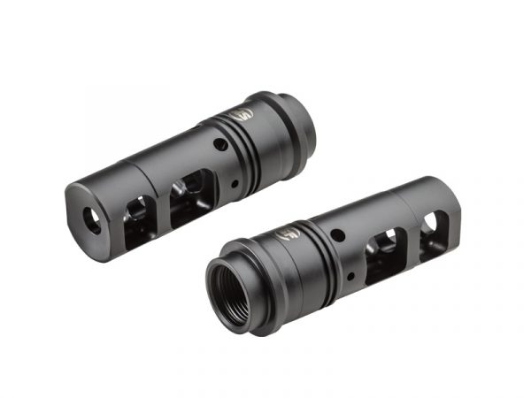 MUZZLE BRAKE QD 338LAP 5/8X24, SFMB-338-5/8-24