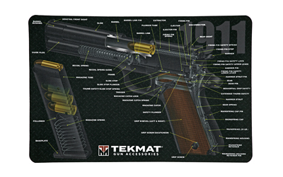 TEKMAT CUTAWAY PSTL MAT 1911 BLK, SKU TEKR17-1911-CA