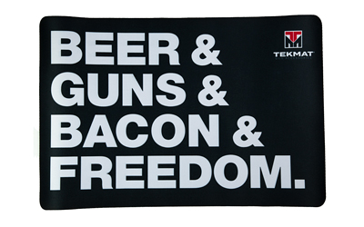 TEKMAT MAT BEER/GUNS/BACON & FREEDOM, SKU TEKR17-BGBF