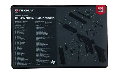 TEKMAT PSTL MAT FOR BROWNING BM BLK, SKU TEKR17-BROWNING-BM