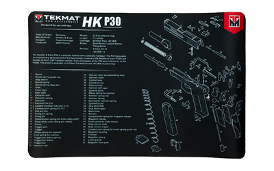 TEKMAT PISTOL MAT H&K P30, SKU TEKR17-HKP30