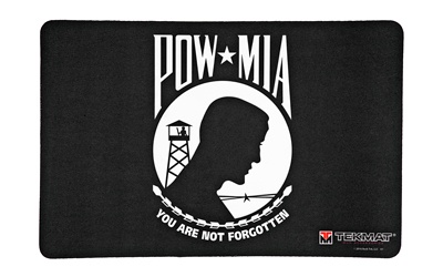 TEKMAT PISTOL MAT POW MIA BLK, SKU TEKR17-POWMIA