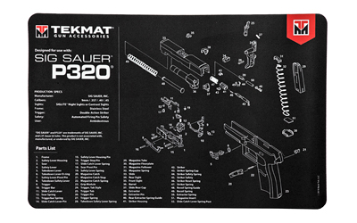 TEKMAT PISTOL MAT SIG P320, SKU TEKR17-SIGP320