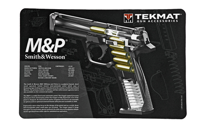 TEKMAT CUTAWAY PSTL MAT SW M&P BLK, SKU TEKR17-SW-MP-CA