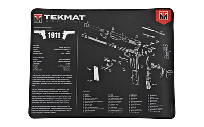 TEKMAT ULTRA PSTL MAT 1911 BLK, SKU TEKR20-1911