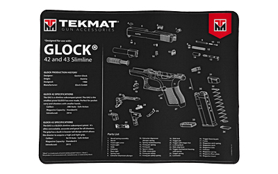 TEKMAT ULTRA PSTL MAT FOR GLK 42/43, SKU TEKR20-GLOCK-42-43