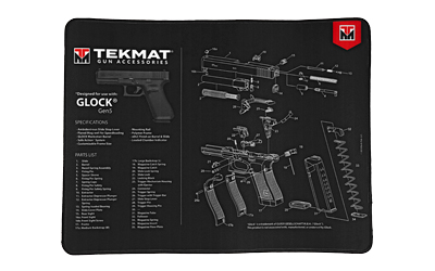 TEKMAT ULTRA PSTL MAT FOR GLK GEN5, SKU TEKR20-GLOCK-G5