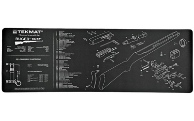 TEKMAT RIFLE MAT RUGER 10/22, SKU TEKR36-1022