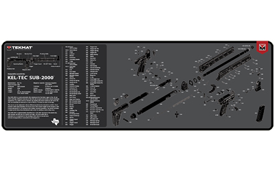 TEKMAT PSTL MAT FOR KELTEC SUB2000, SKU TEKR36-KEL-SUB2000