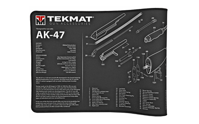 TEKMAT ULTRA RIFLE MAT AK47 BLK, SKU TEKR44-AK47