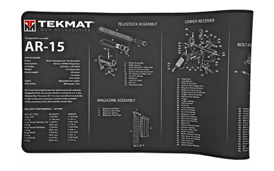 TEKMAT ULTRA RIFLE MAT AR15 BLK, SKU TEKR44-AR15