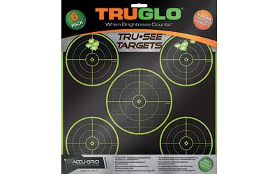 TRUGLO TRU-SEE 5 BULL TGT 12X12 6PK, SKU TG11A6