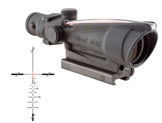 ACOG 3.5X35 .308 BALLISTIC RED, TA11J-308