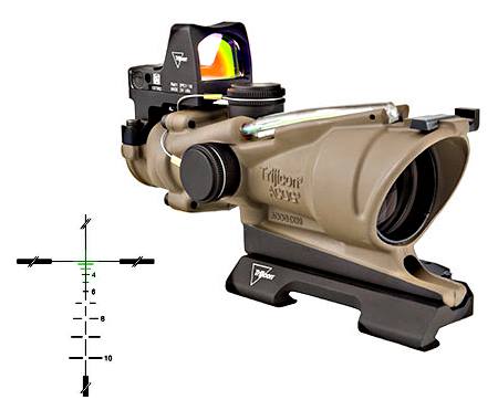 ACOG 4X32 FDE BAL GREEN 5.56MM, TA31-D-100554