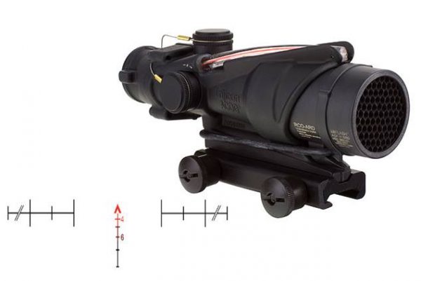 ACOG 4X32 A4 USMC RCO CHEV RED, TA31RCO-A4CP