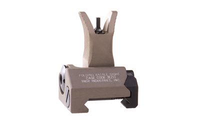 TROY FLDNG M4 FRONT BATTLE SIGHT FDE, SKU TRYSSIG-FBS-FMFT-00