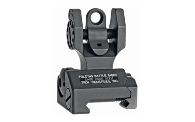 TROY FLDNG REAR BATTLE SIGHT BLK, SKU TRYSSIG-FBS-R0BT-00