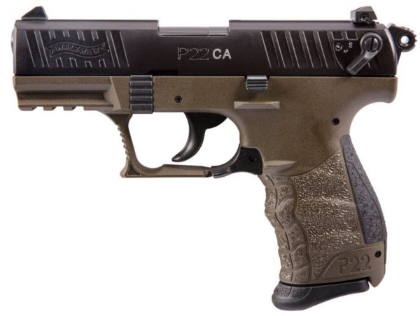 P22 MLTRY 22LR 10+1 3.4" OD CA, 5120338