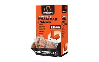 WALKER'S FOAM EAR PLUGS 200PK BOX, SKU WALGWP-FOAMPLUG200BX