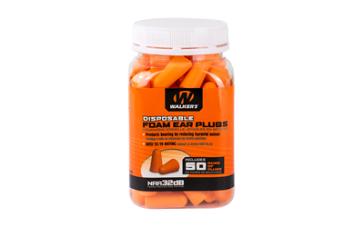 WALKER'S FOAM EAR PLUGS 50PK JAR, SKU WALGWP-FP-50PK