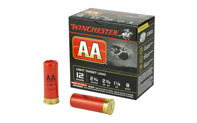 WIN AA TRGT 12GA 2.75" #8 25/250, SKU WNAA128BX