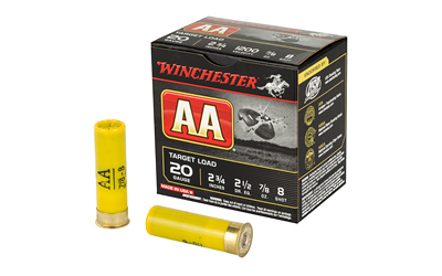 WIN AA 20GA 2.75" #8 25/250, SKU WNAA208