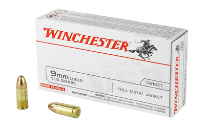 WIN USA 9MM 115GR FMJ 50/500, SKU WNQ4172BX