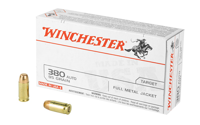 WIN USA 380ACP 95GR FMJ 50/500, SKU WNQ4206BX