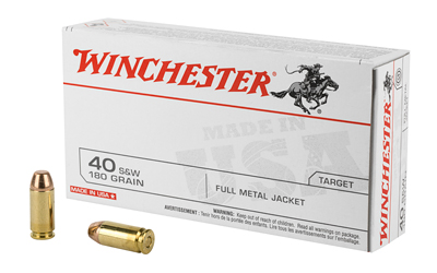 WIN USA 40SW 180GR FMJ 50/500, SKU WNQ4238BX